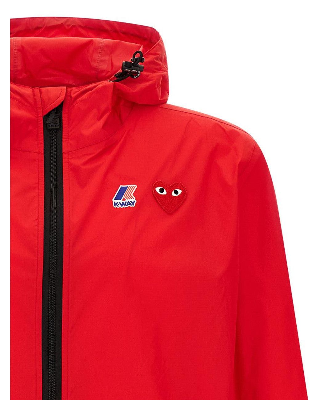 Comme des Garçons Red Logo Hood Jacket