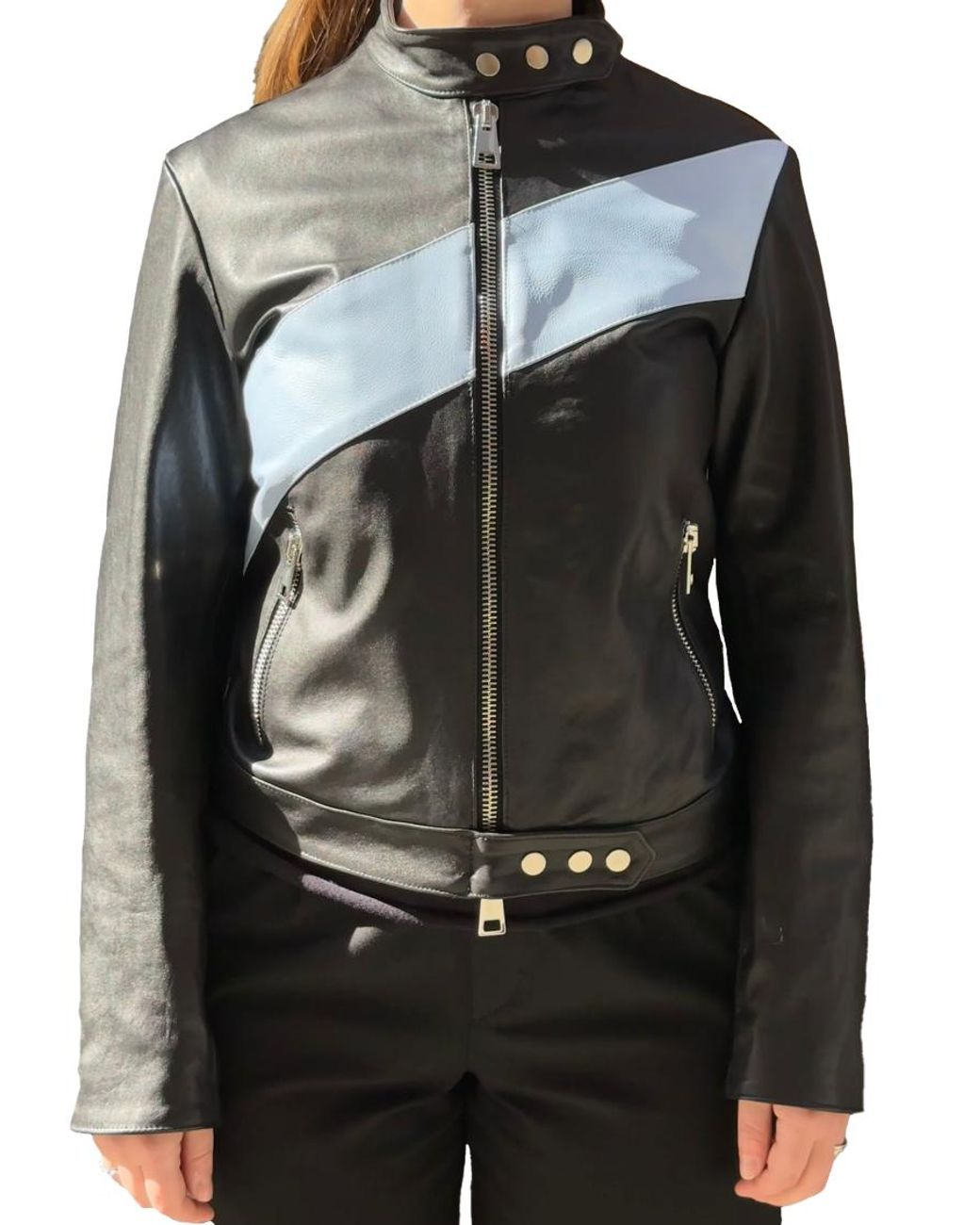 LA ROSE Black Leather Jacket