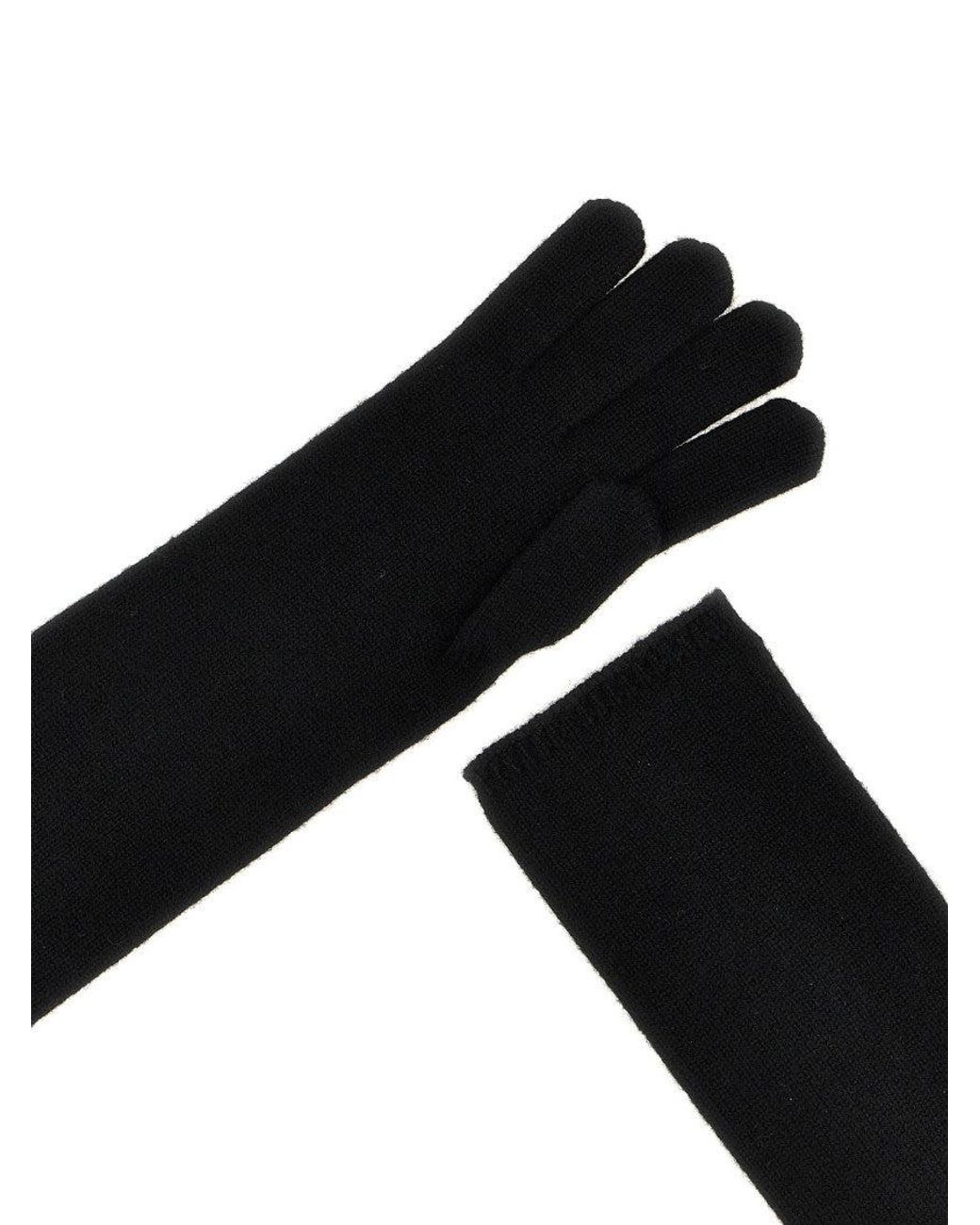 Max Mara Black 'Alaggio' Gloves