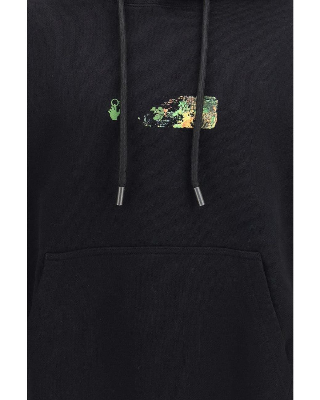 Off-White c/o Virgil Abloh Blue Slim Graphic Hoodie for men