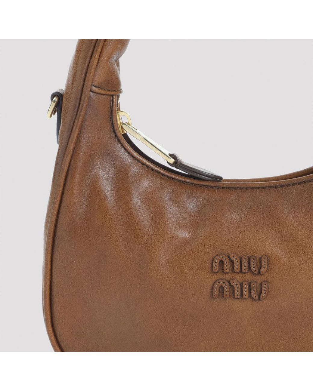 Miu Miu Brown Wander Hobo