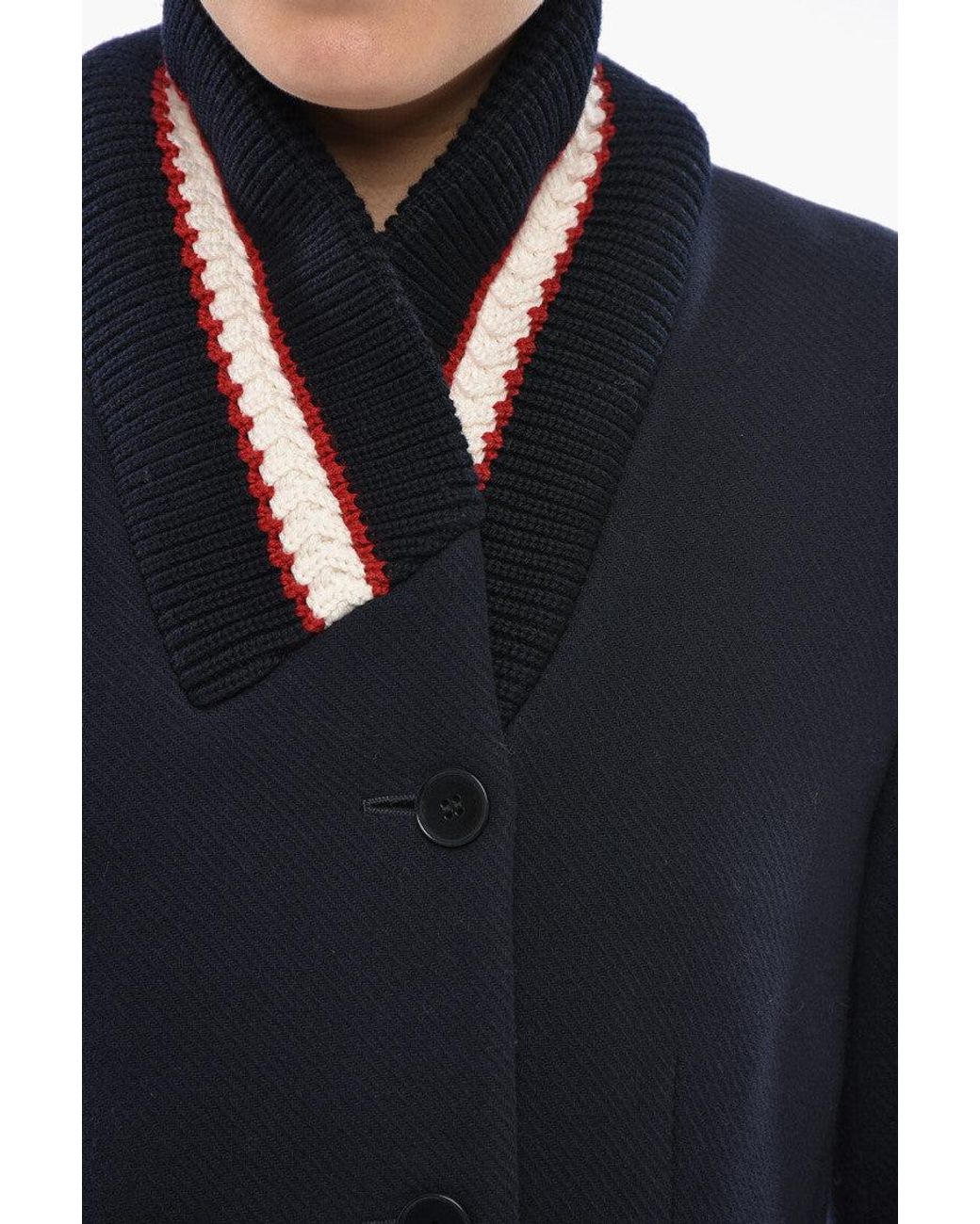 Stella McCartney Blue Trench Coat