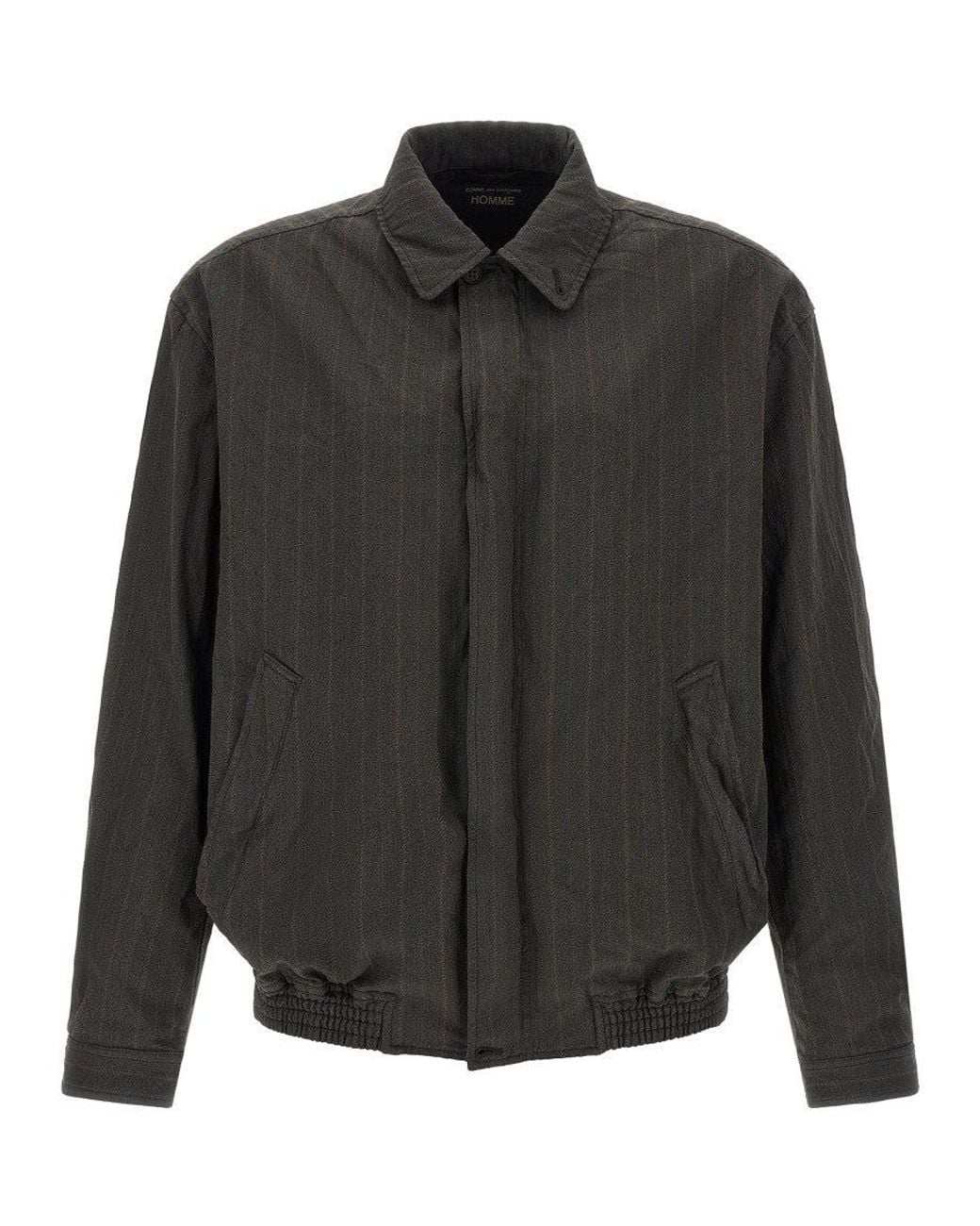 Comme des Garçons Black Striped Jacket for men