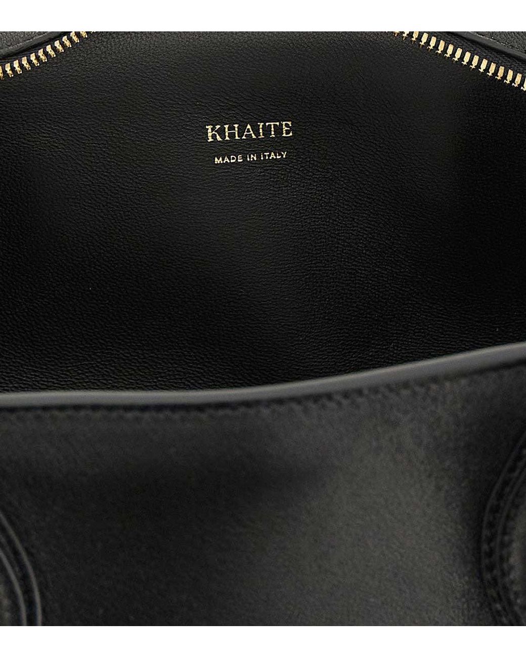 Khaite Black Donna Large Shoulder Bag