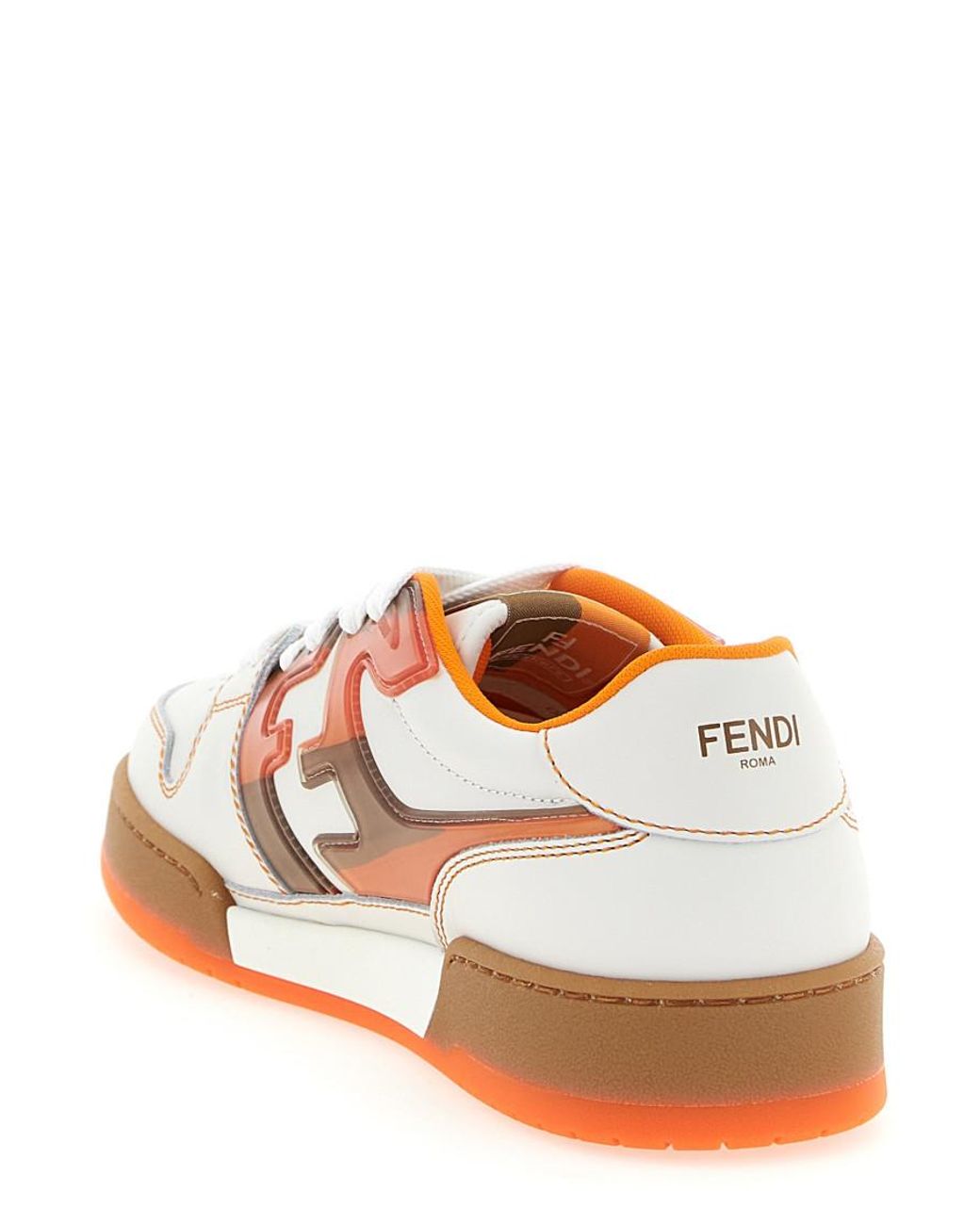Fendi White Match' Sneakers for men