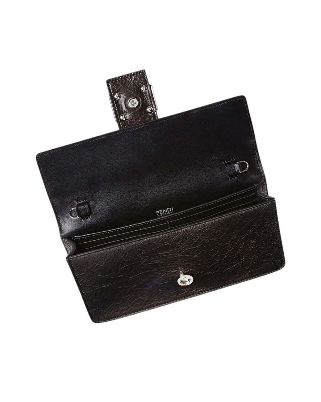 Fendi Black Logo Small Shoulder Bag