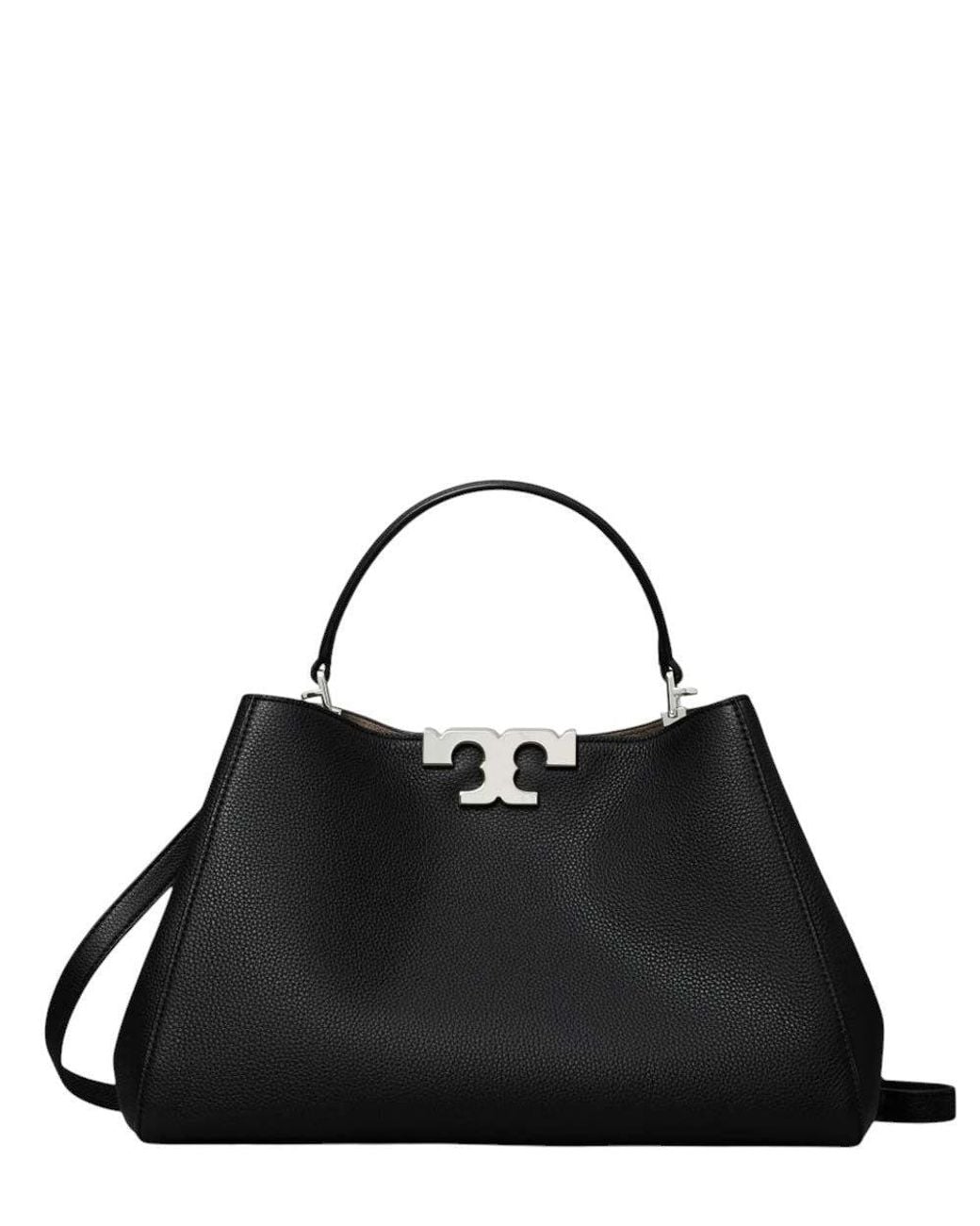 Tory Burch Black Eleanor Large Satchel
