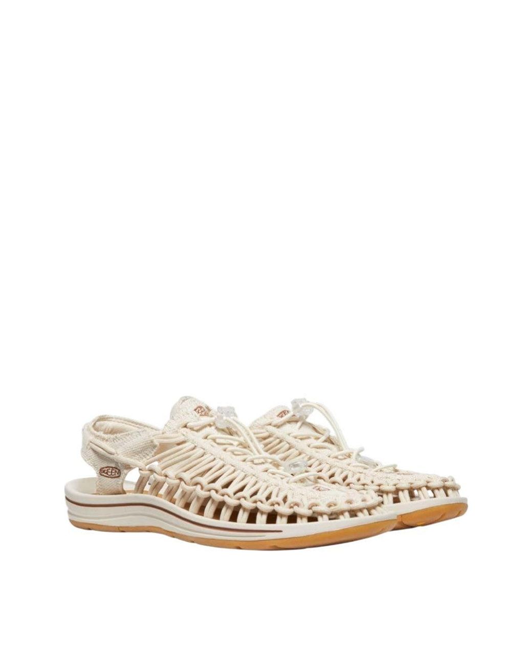 Keen White Logo Sandals