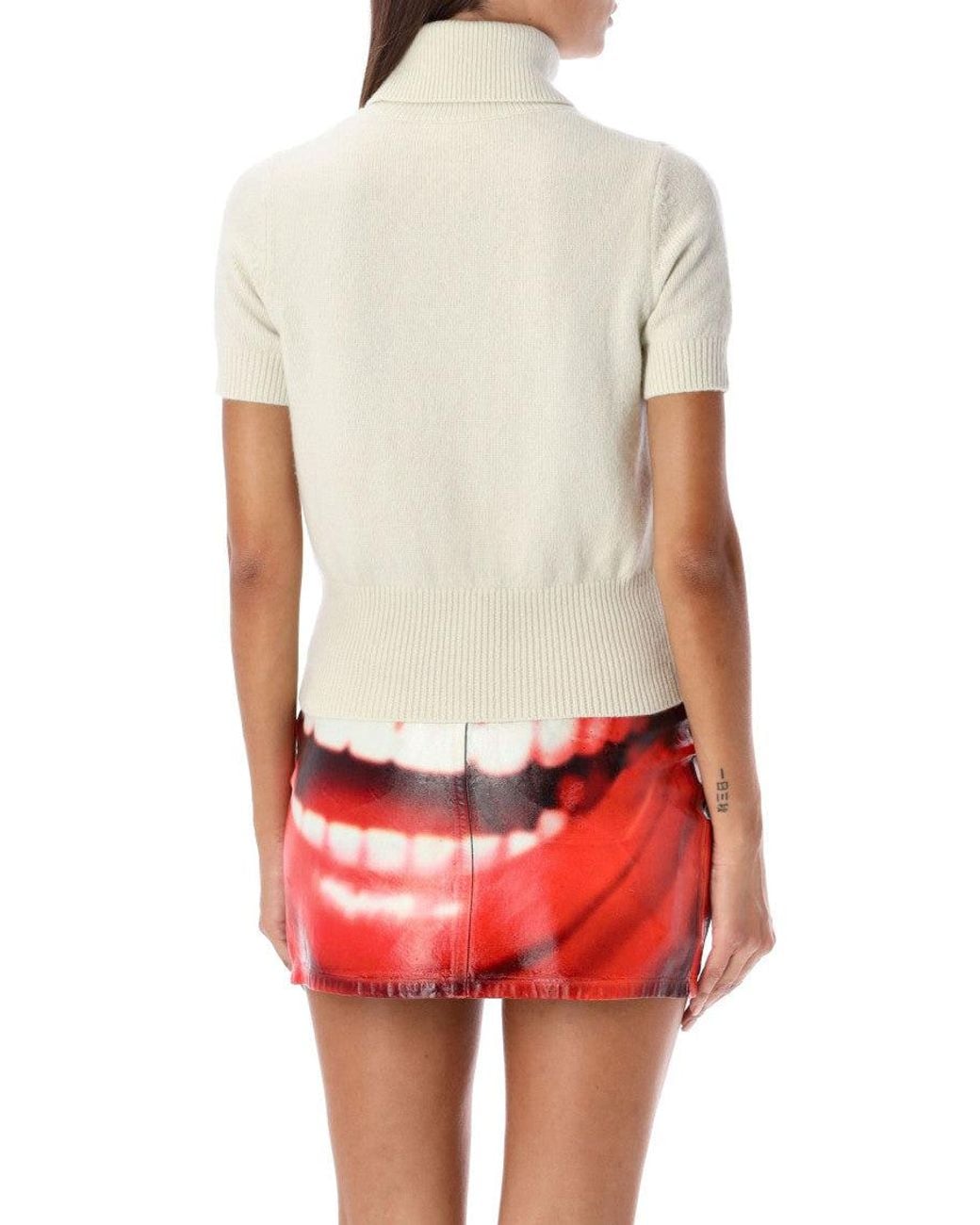 DIESEL Red Turtle Neck Sweater