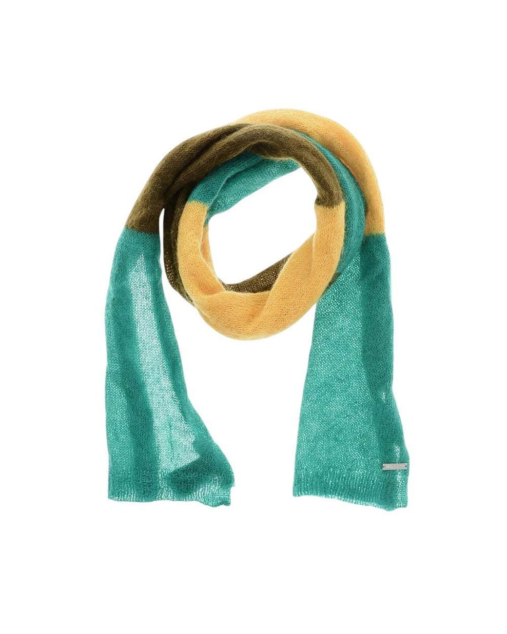 DSquared² Green Logo Scarf for men
