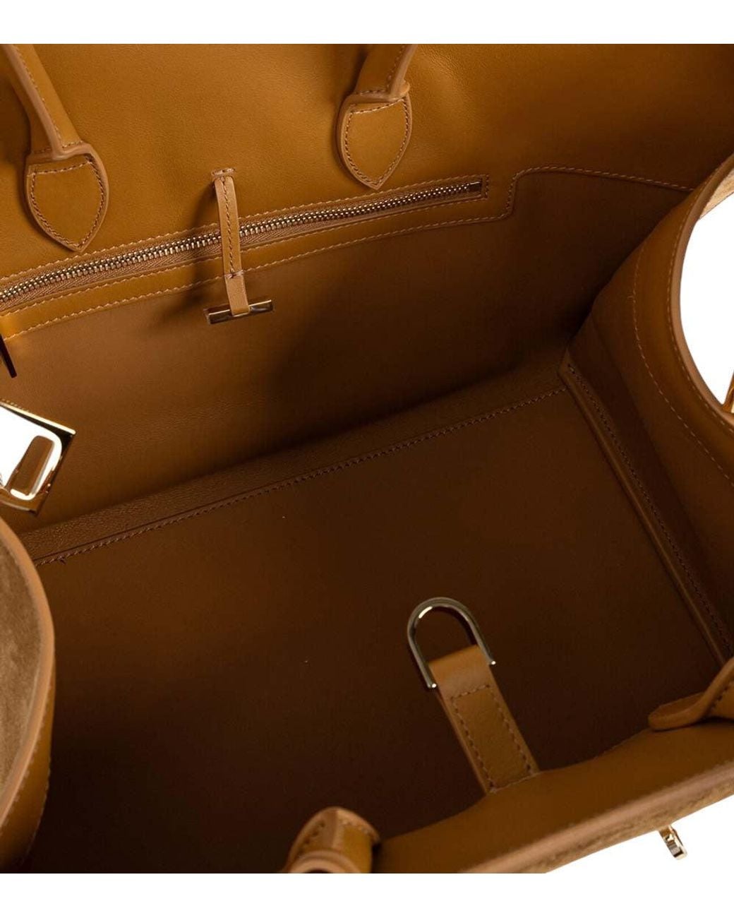 Ferragamo Brown Hug Small Satchel