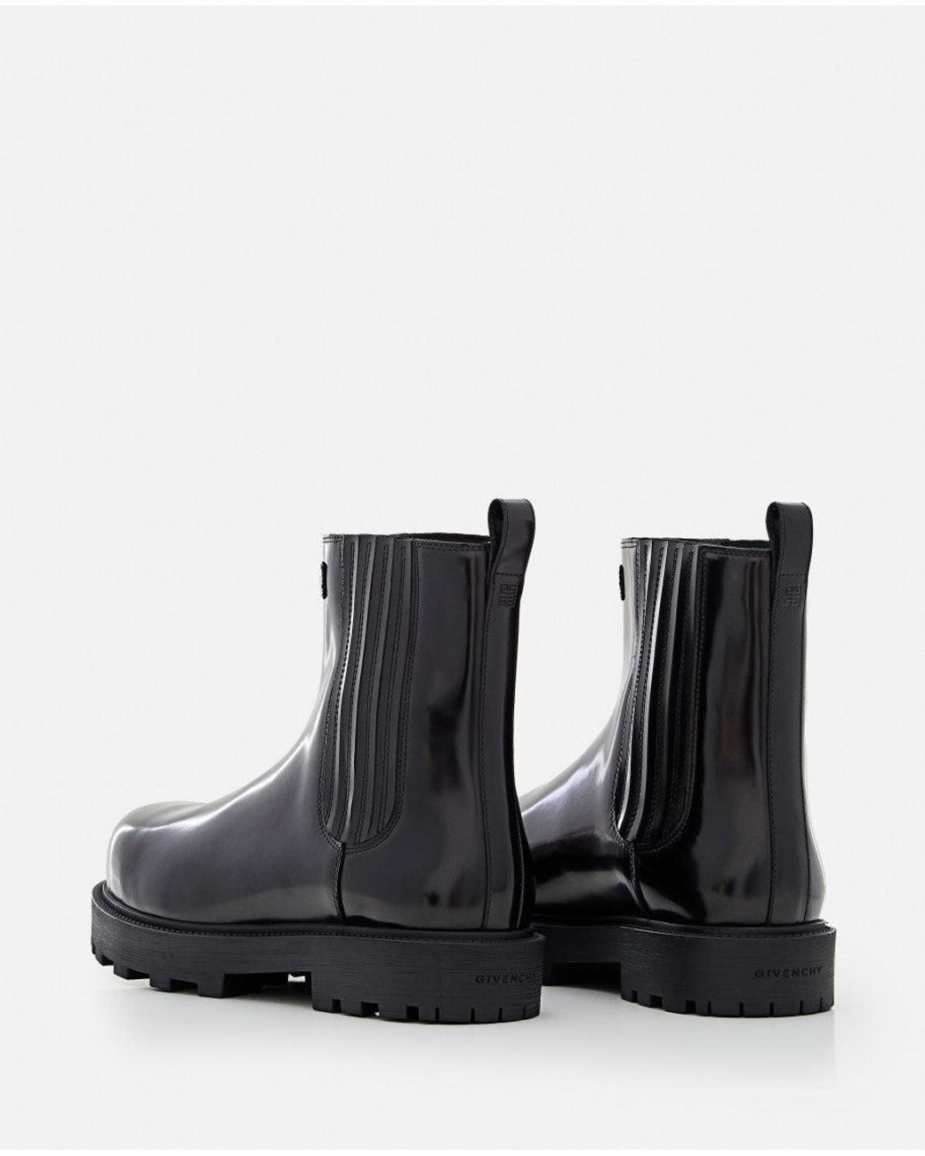 Givenchy Black Slip On Boots for men