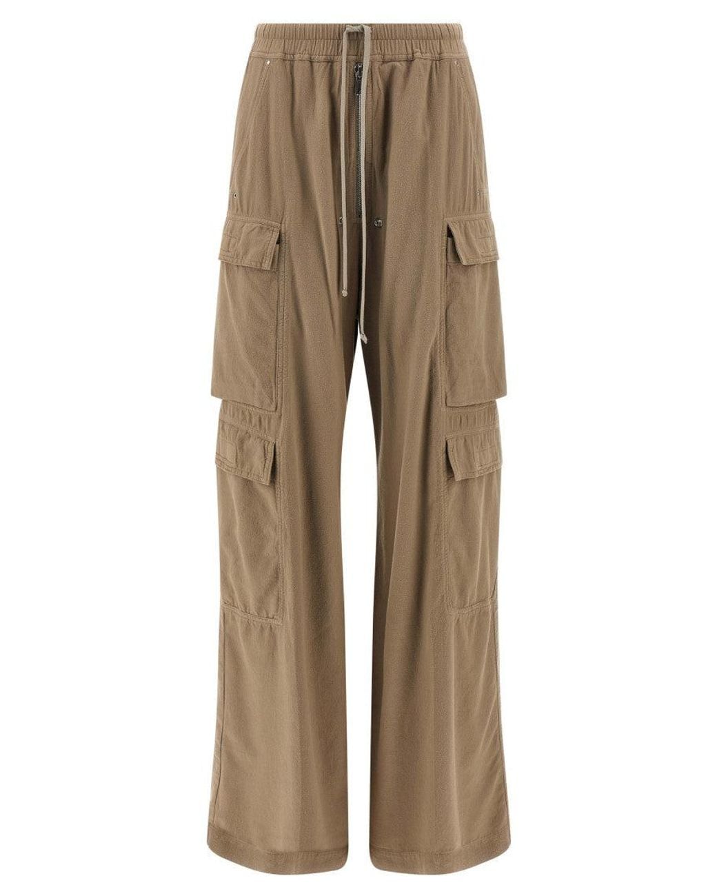 Rick Owens Natural 'Double Cargo Jumbo Belas' Pants