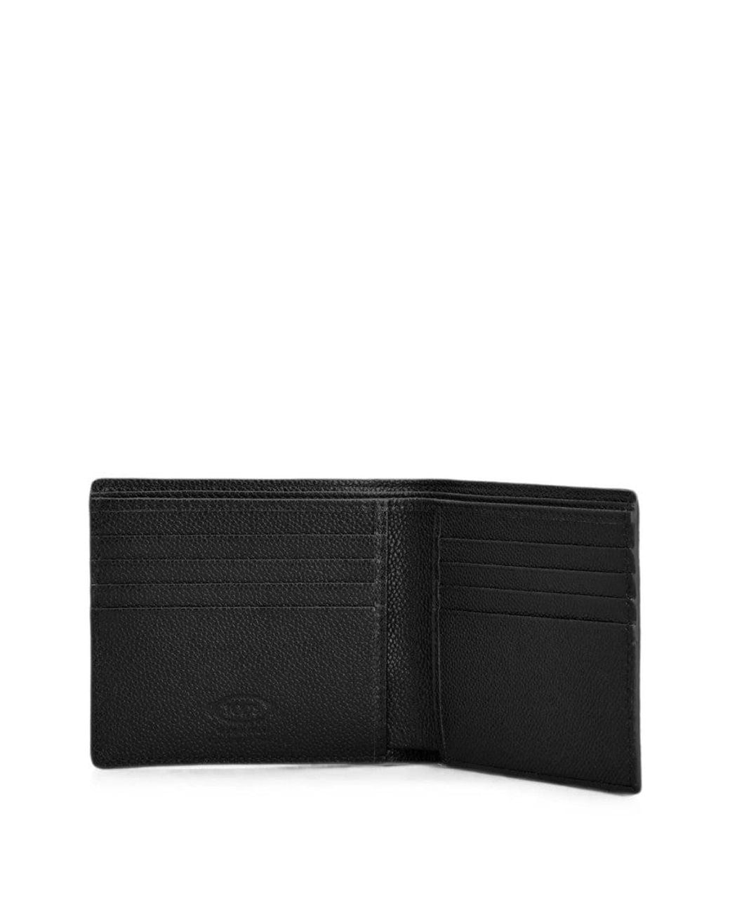 Tod's Black Logo Wallet for men