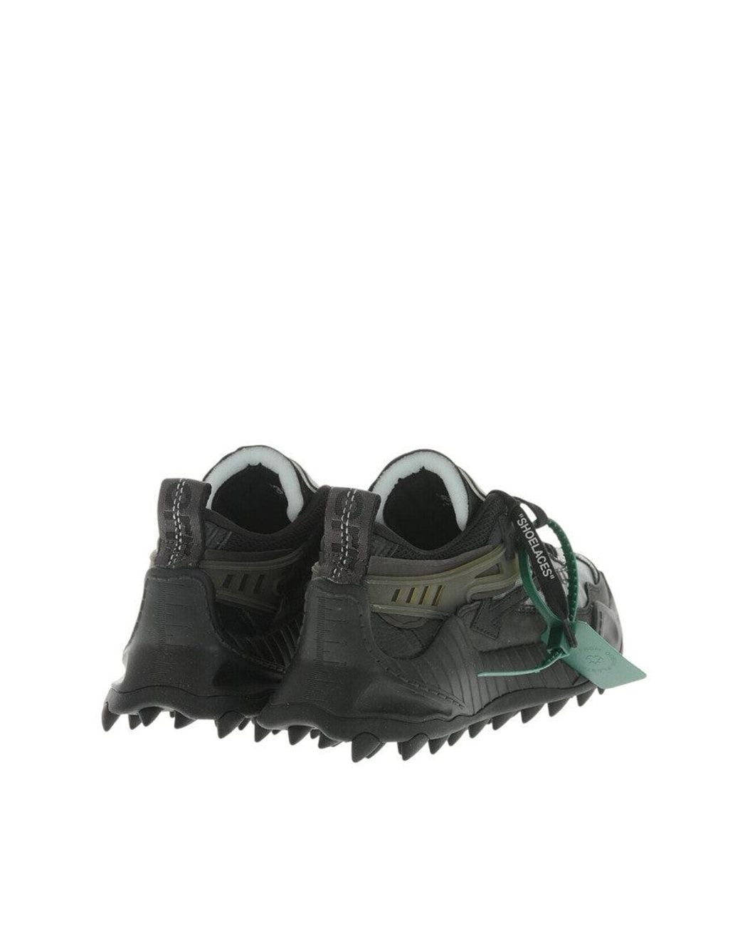 Off-White c/o Virgil Abloh Green Leather Chunky Sneakers