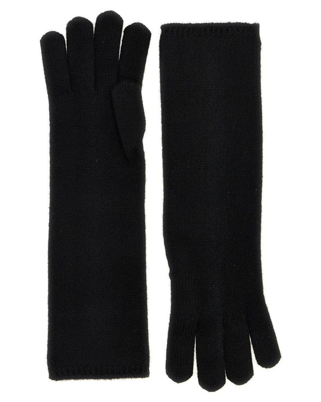 Max Mara Black 'Alaggio' Gloves