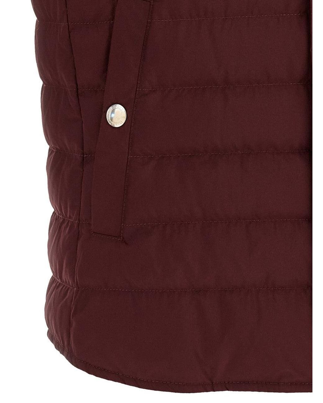 Brunello Cucinelli Purple Sleeveless Jacket for men