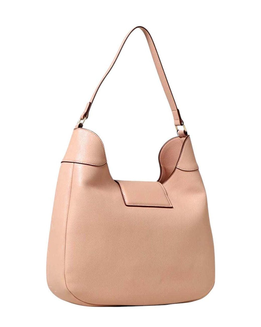 Love Moschino Pink Heart Clamp Medium Hobo