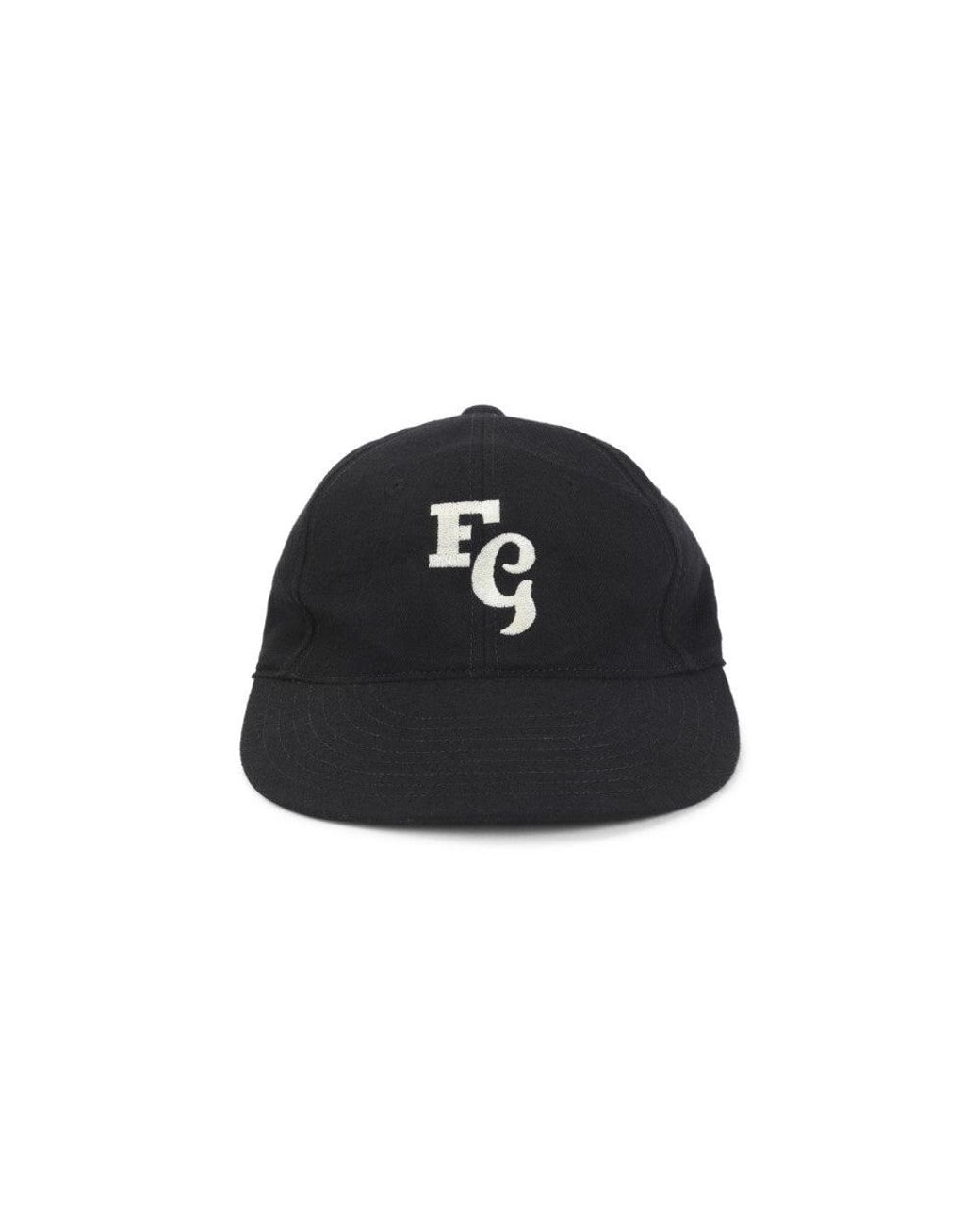 Fear Of God Black Embroided Logo Baseball Hat for men
