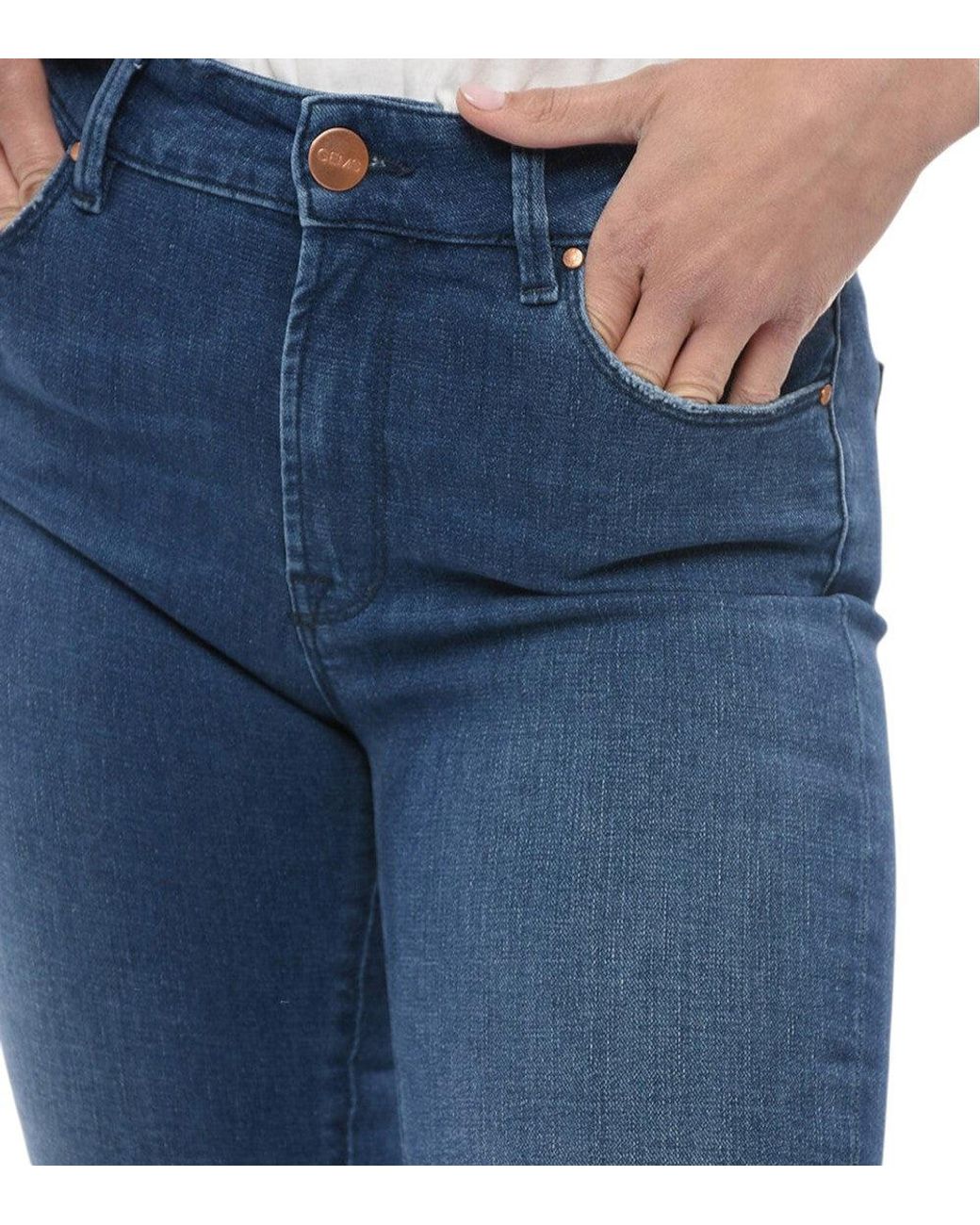 GEMS Blue High Rise Jeans
