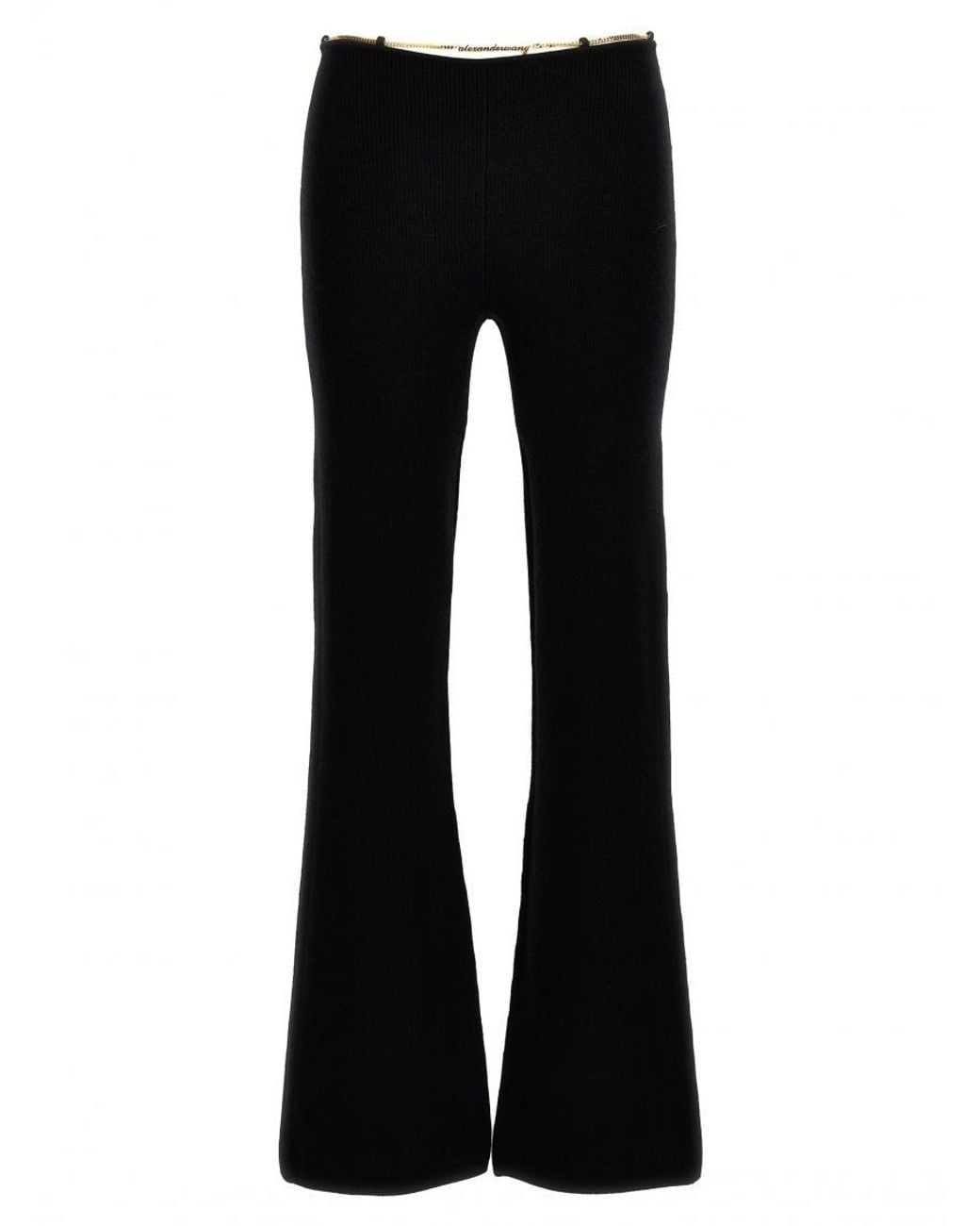 Alexander Wang Black Nameplate Chain' Pants