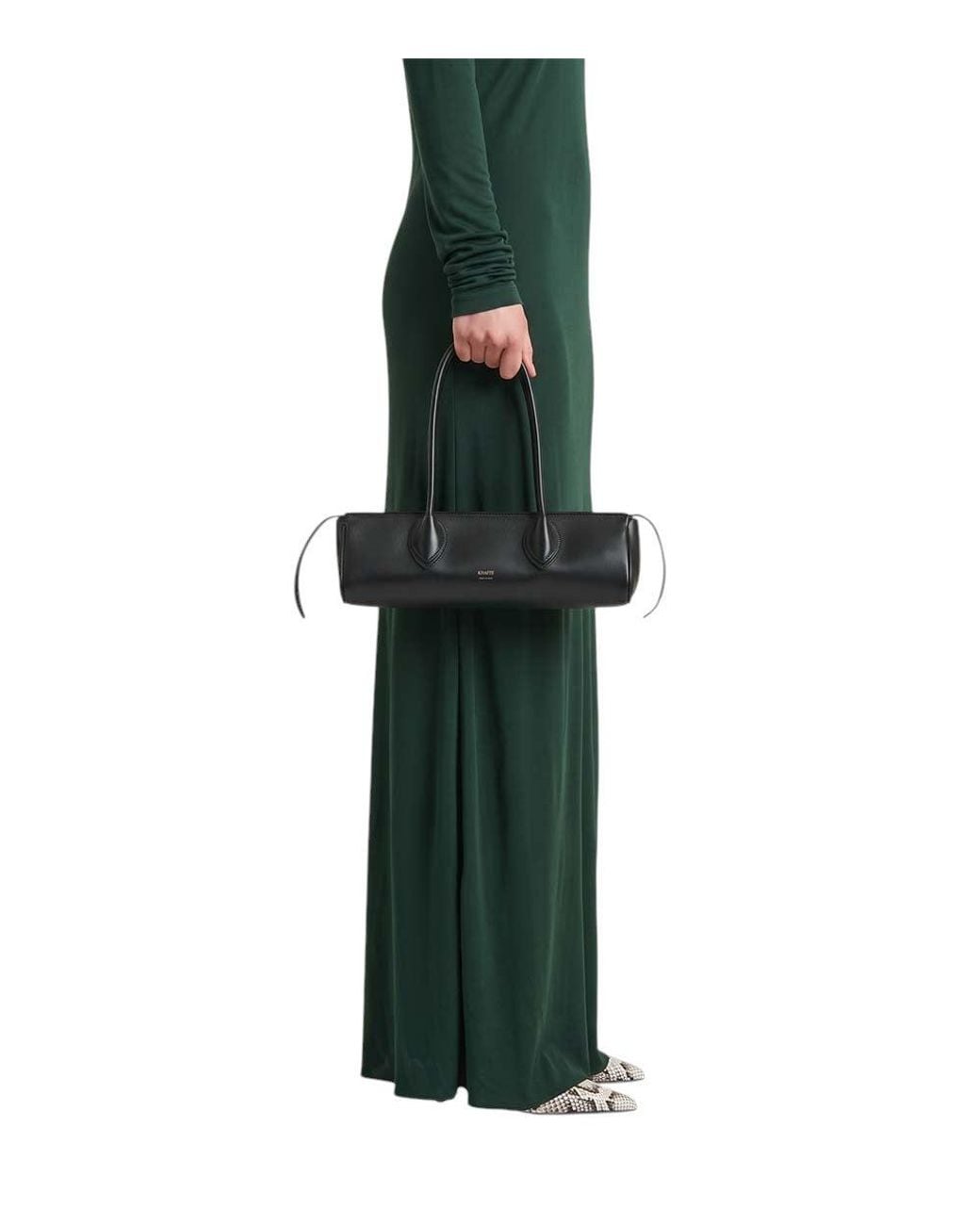 Khaite Black Donna Large Shoulder Bag