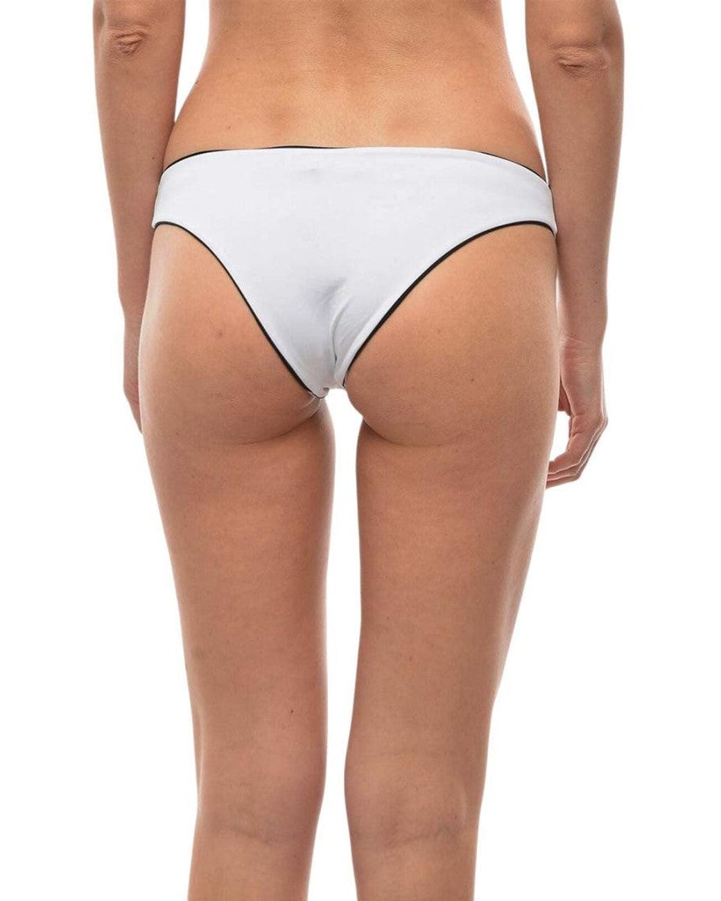 Karl Lagerfeld Black Logo Bikini Bottom Swimwear