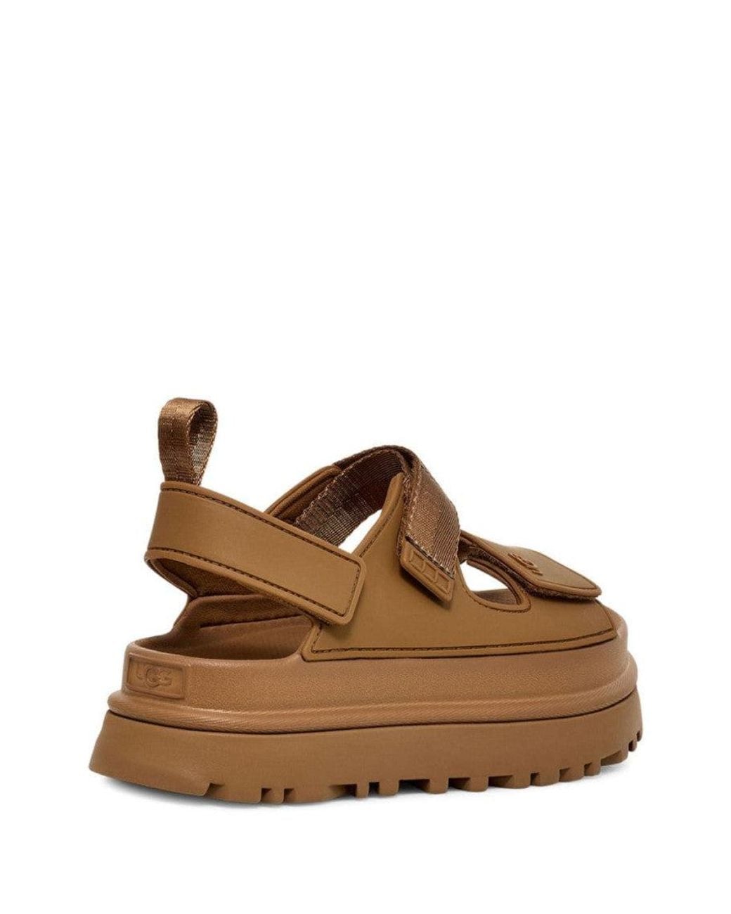 Ugg Brown Platform Sandals 'Goldenglow'