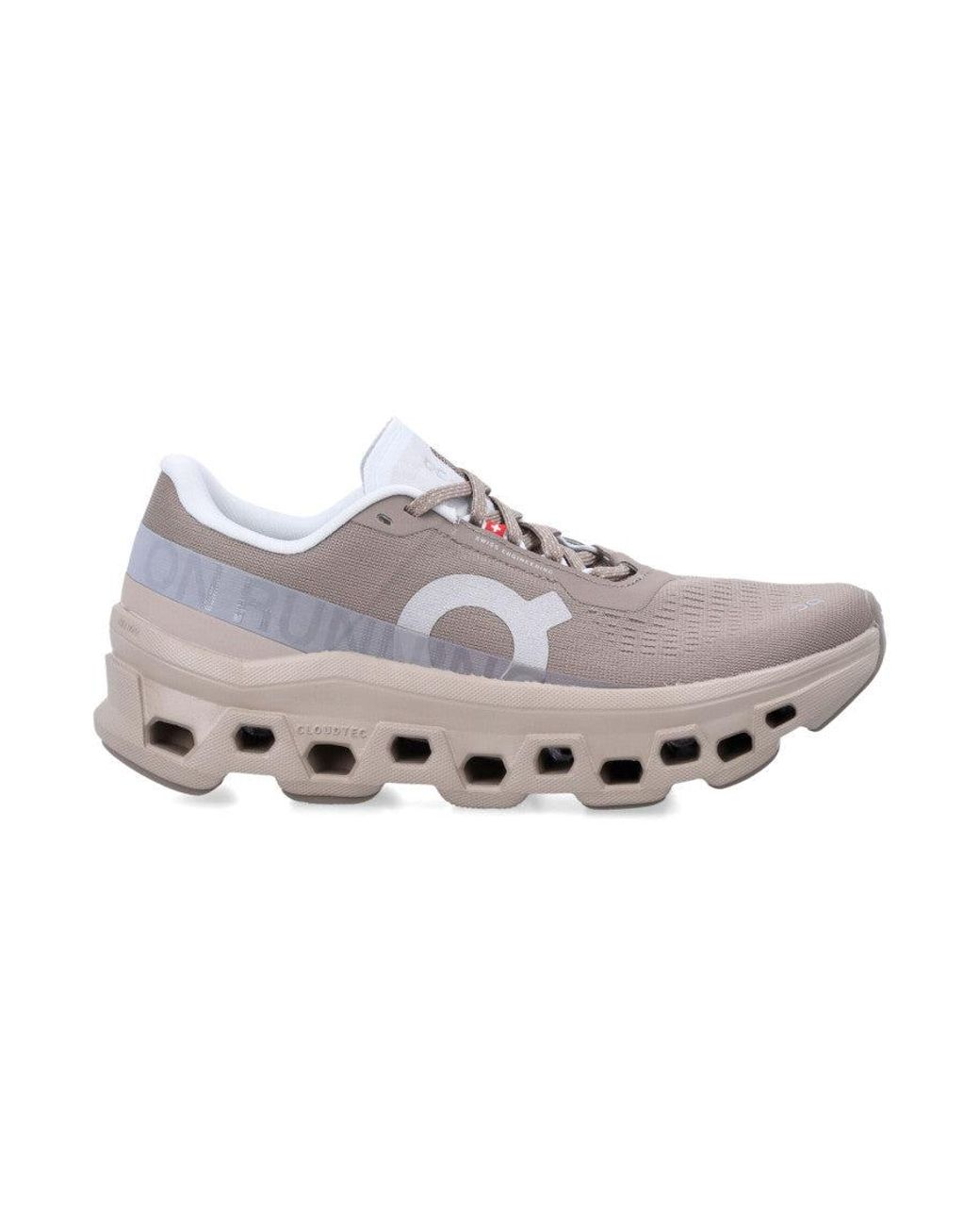 On Shoes Gray Logo Sneakers