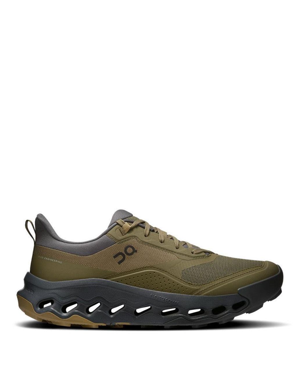 On Shoes Green Color Block Sneakers for men
