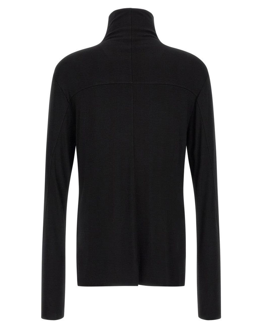 Thom Krom Black Solid Turtle Neck Sweater for men