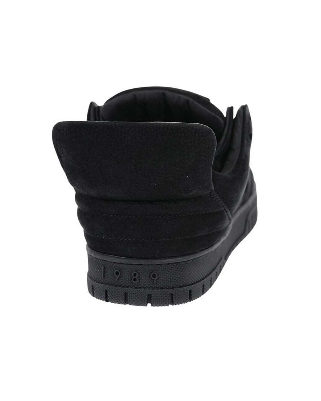 1989 STUDIO Black Low-Top Sneakers for men