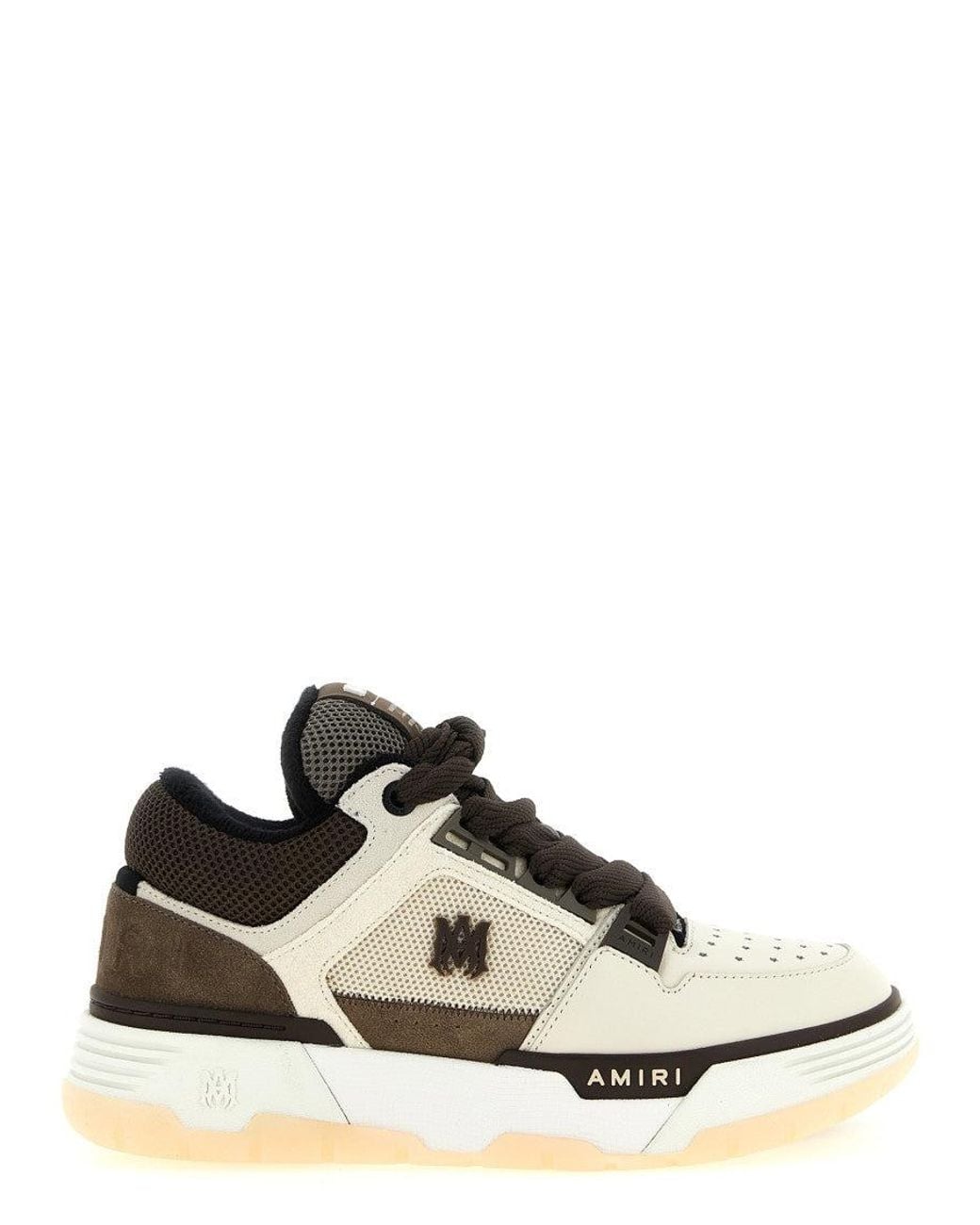 Amiri White Color Block Sneakers for men