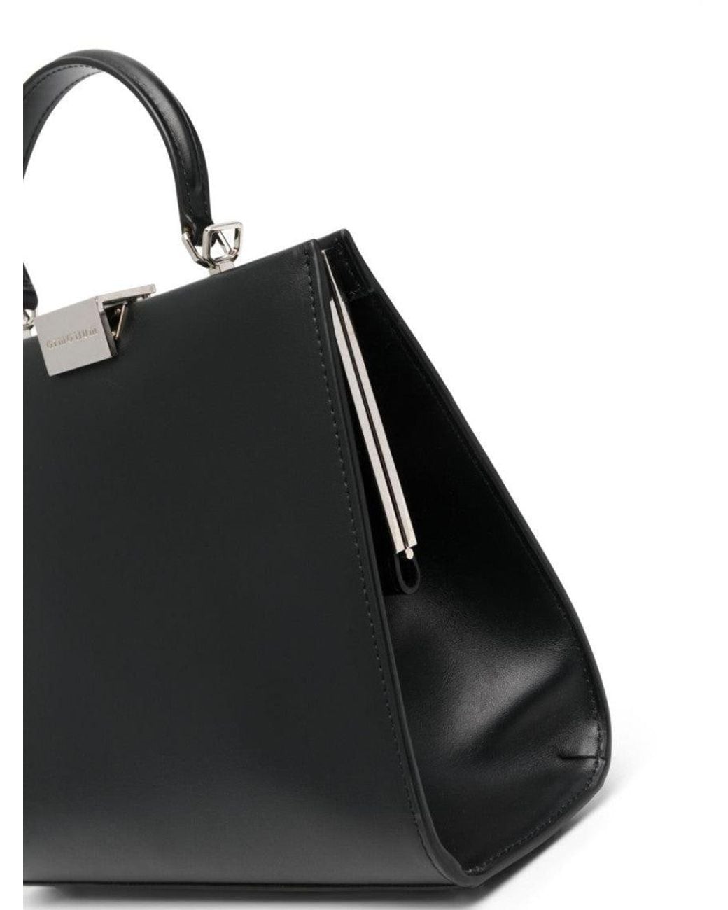 ARMARIUM Black Anna Small Leather Handbag