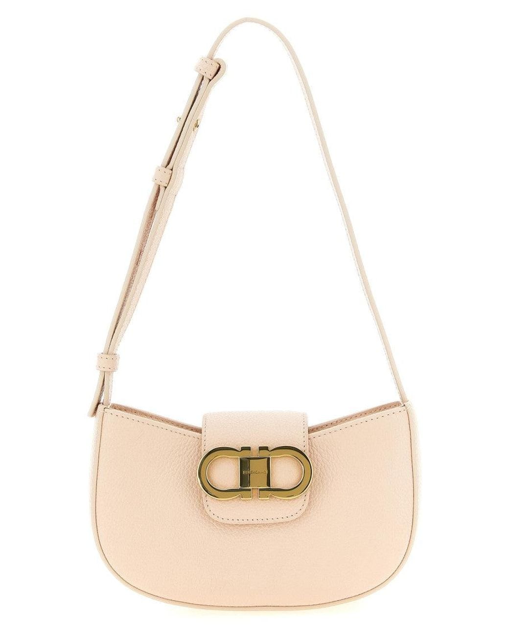Ferragamo Natural Gabry Shoulder Bag