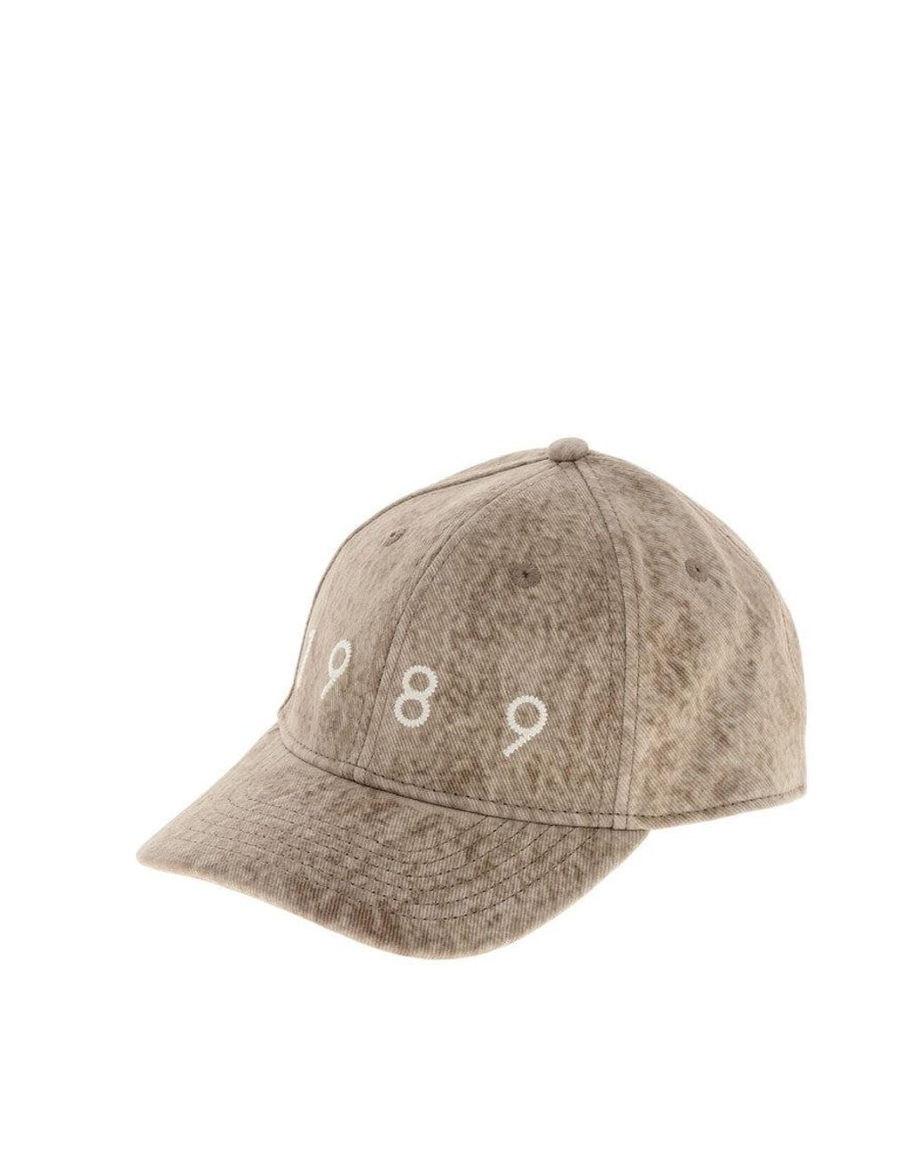 1989 STUDIO Brown Logo Baseball Cap for men