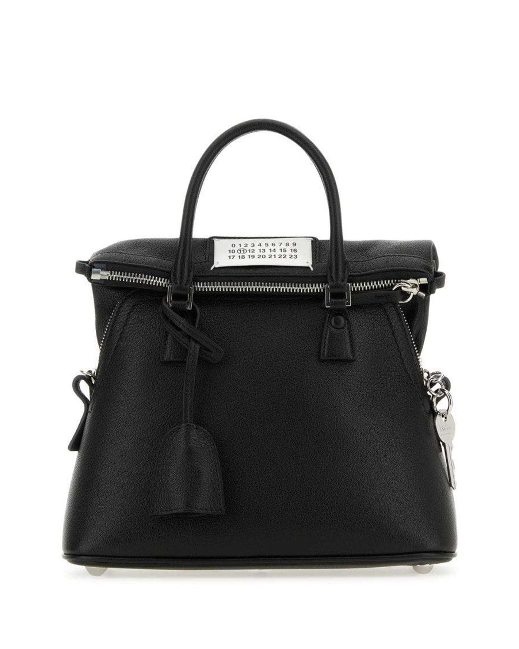 Maison Margiela Black Mini 5Ac Classique Satchel Bag