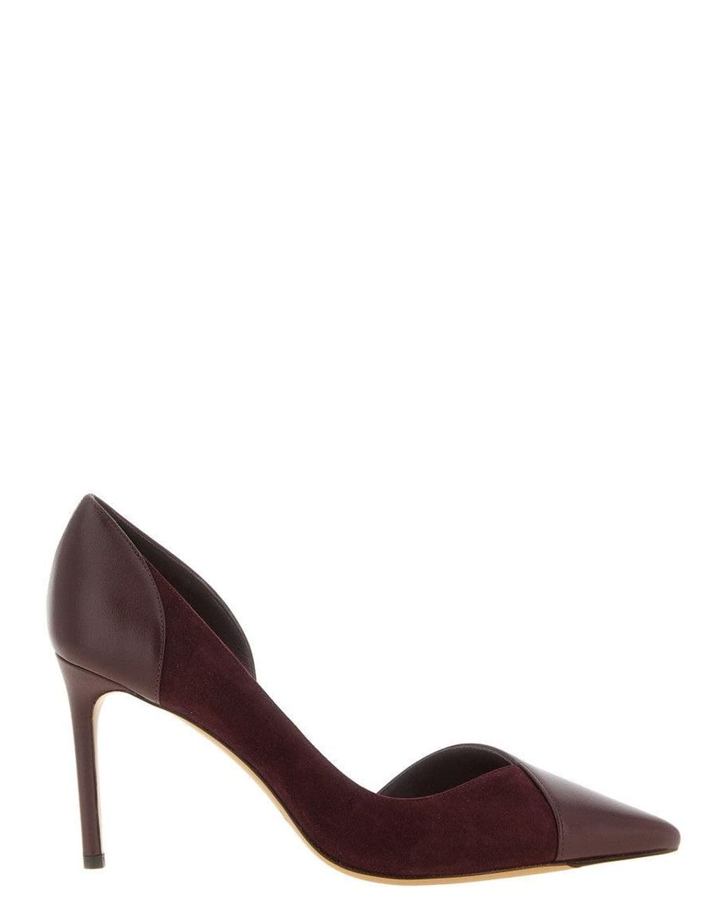 Alexandre Birman Brown Burgundy Patricia Pumps