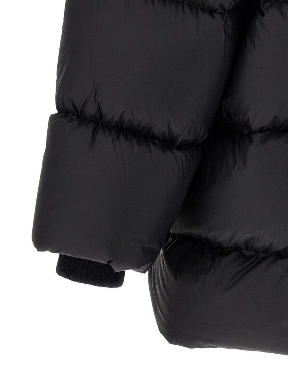 Rick Owens Black 'Turtle' Down Jacket for men