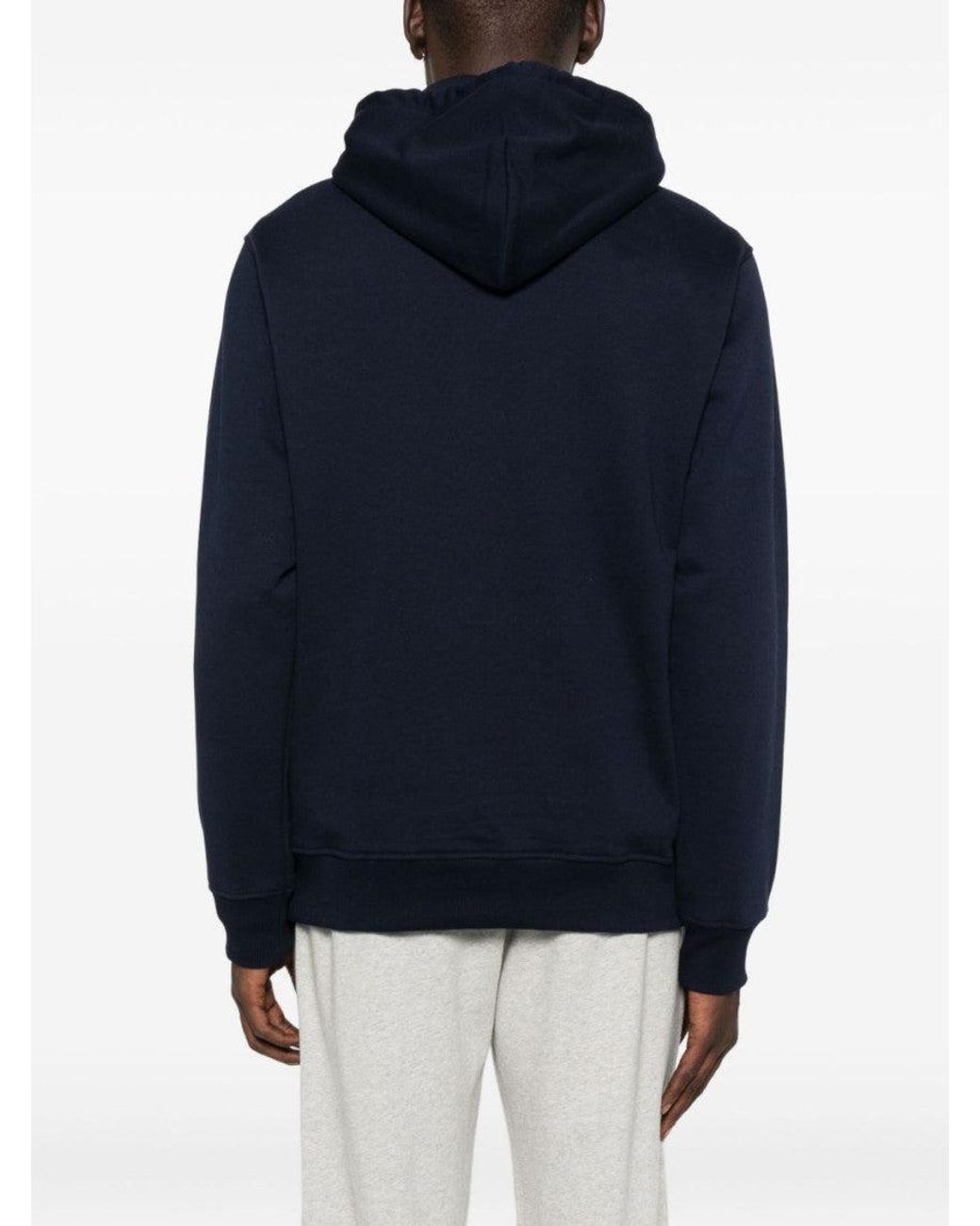 Drole de Monsieur Blue Logo Hoodie for men