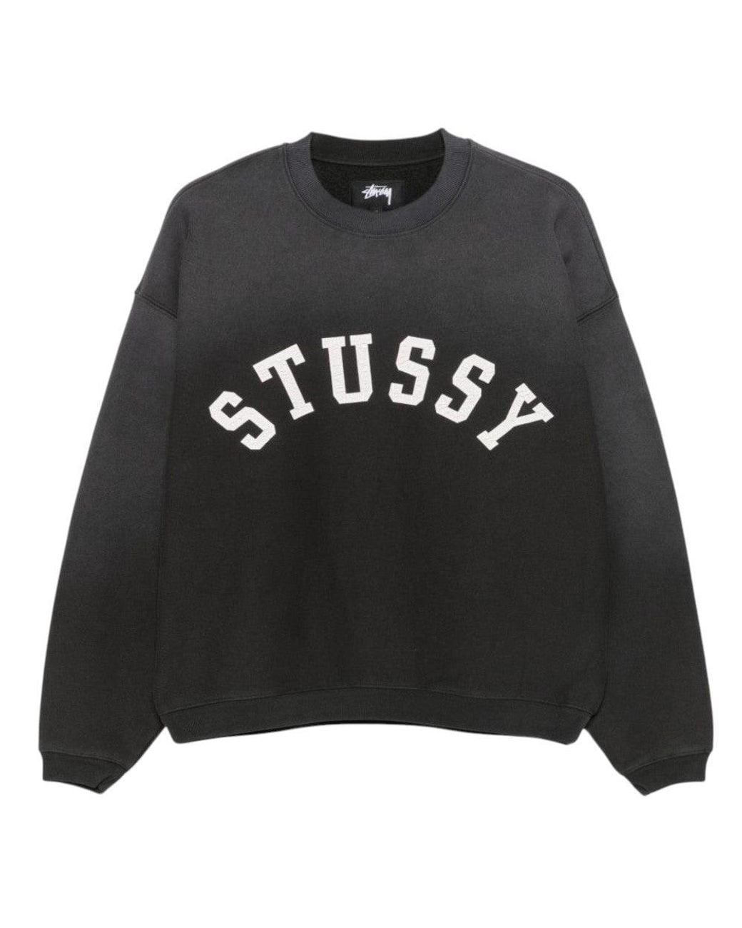 Stussy Black Oversized Sweatshirt for men