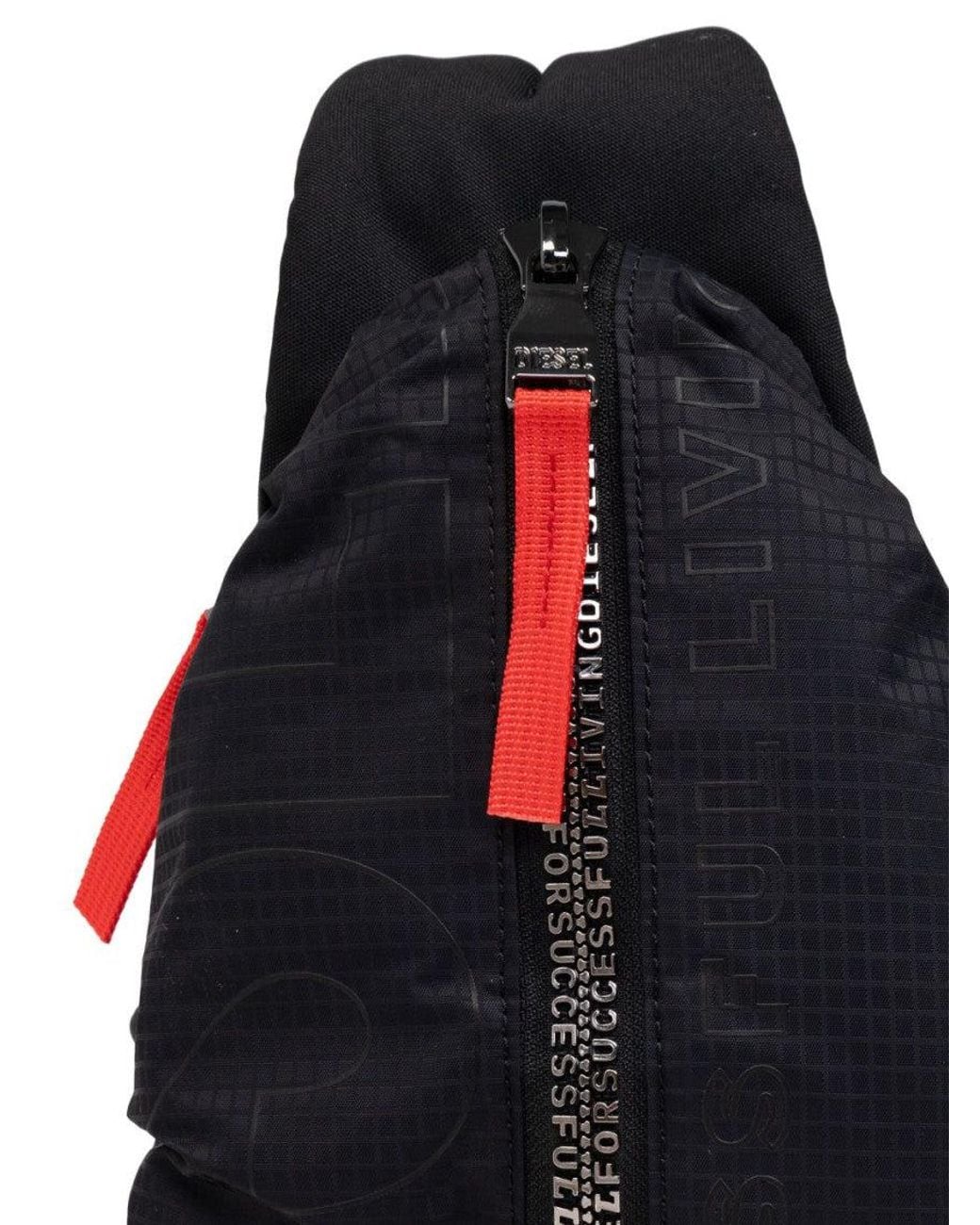 DIESEL Blue Zip-D Medium Crossbody Bag