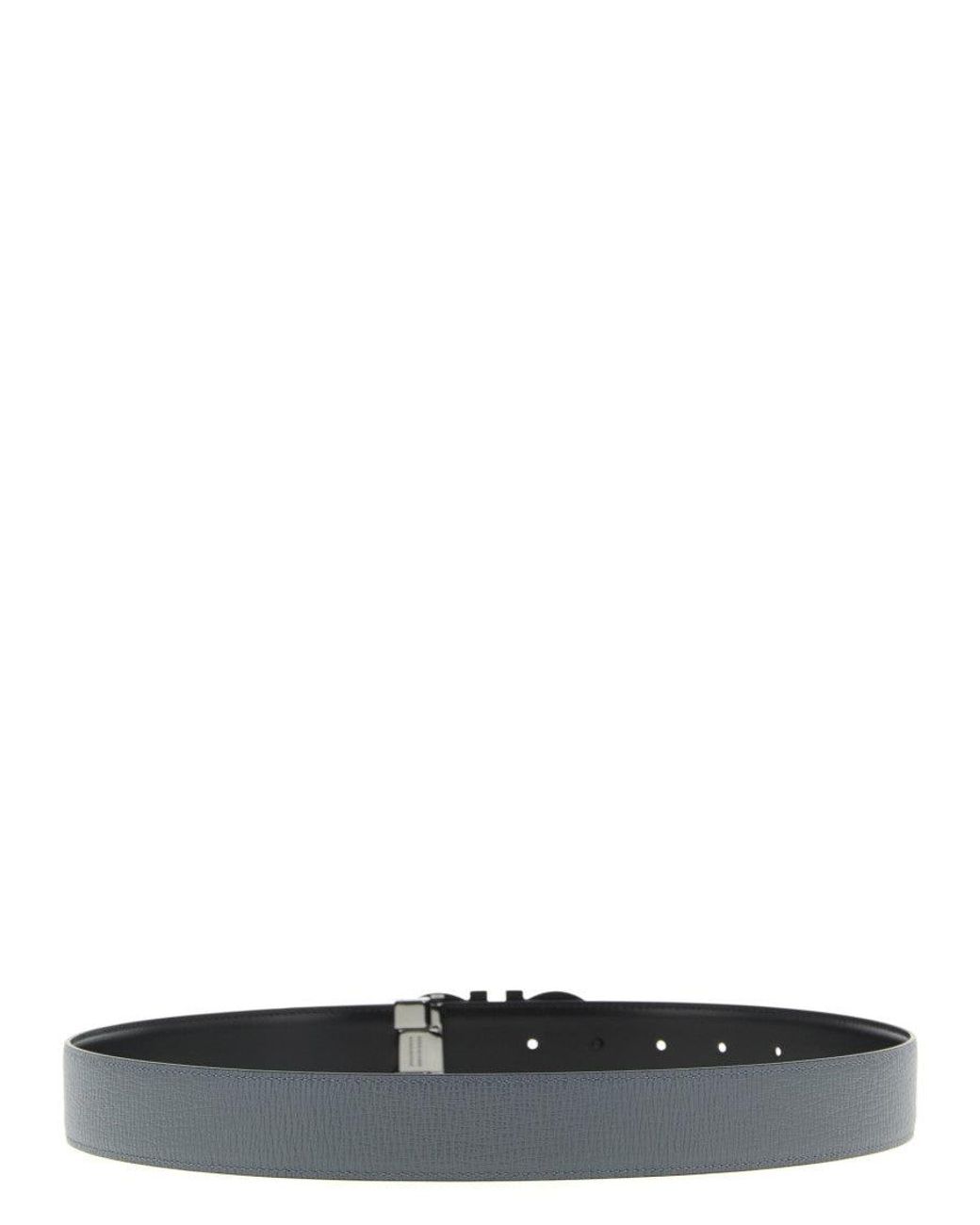 Ferragamo Black Gancini Belt for men