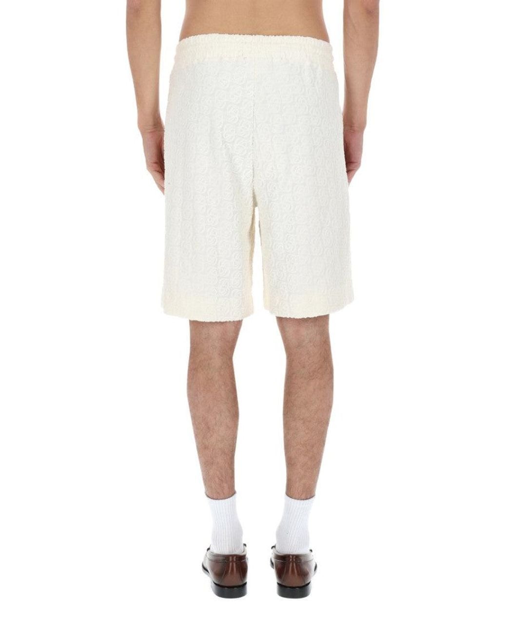 Drole de Monsieur Natural Textured Shorts for men