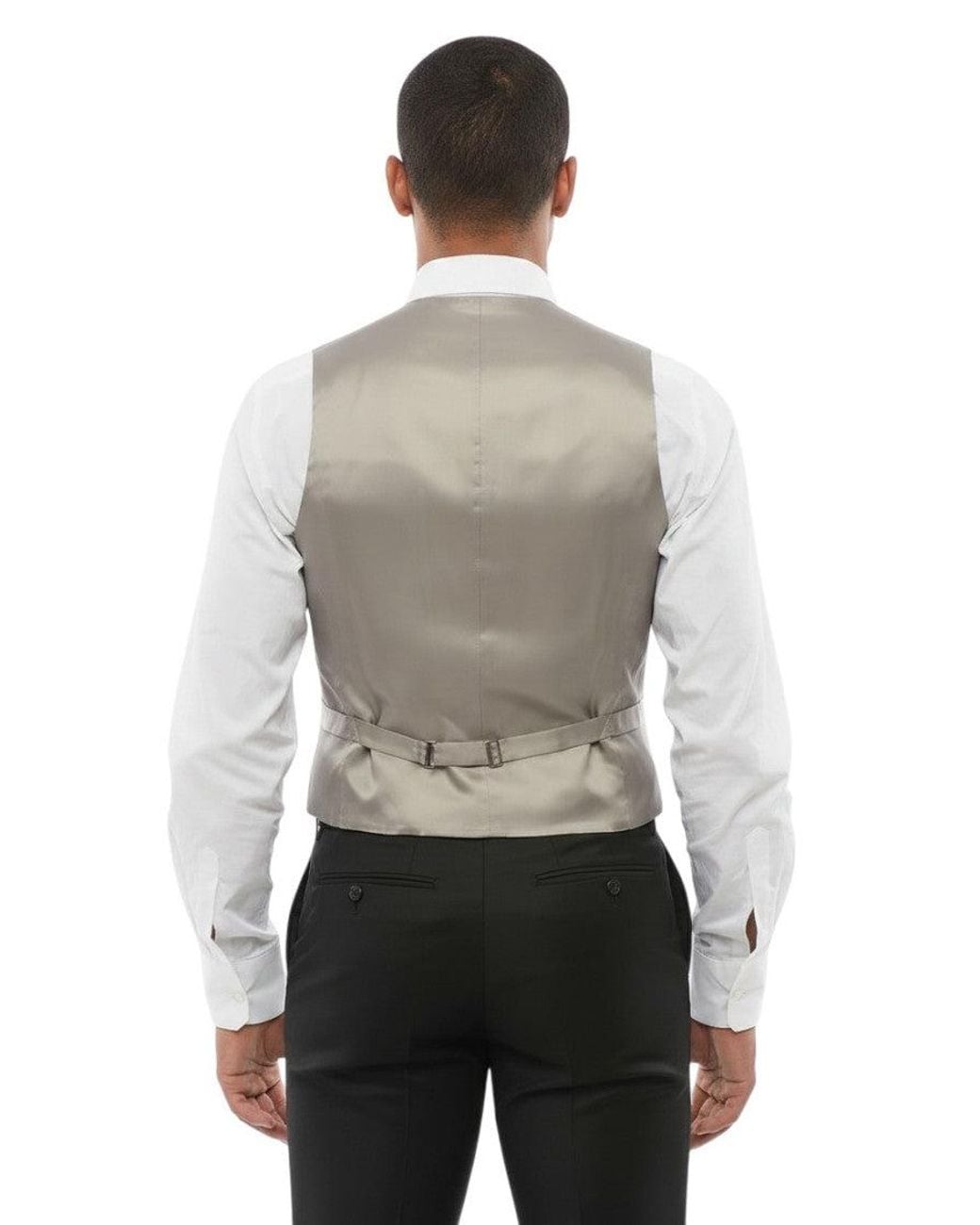 Corneliani White Light Solid Waistcoat for men