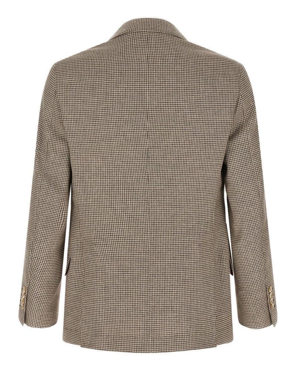 Brunello Cucinelli Brown 'Cavallo' Blazer for men