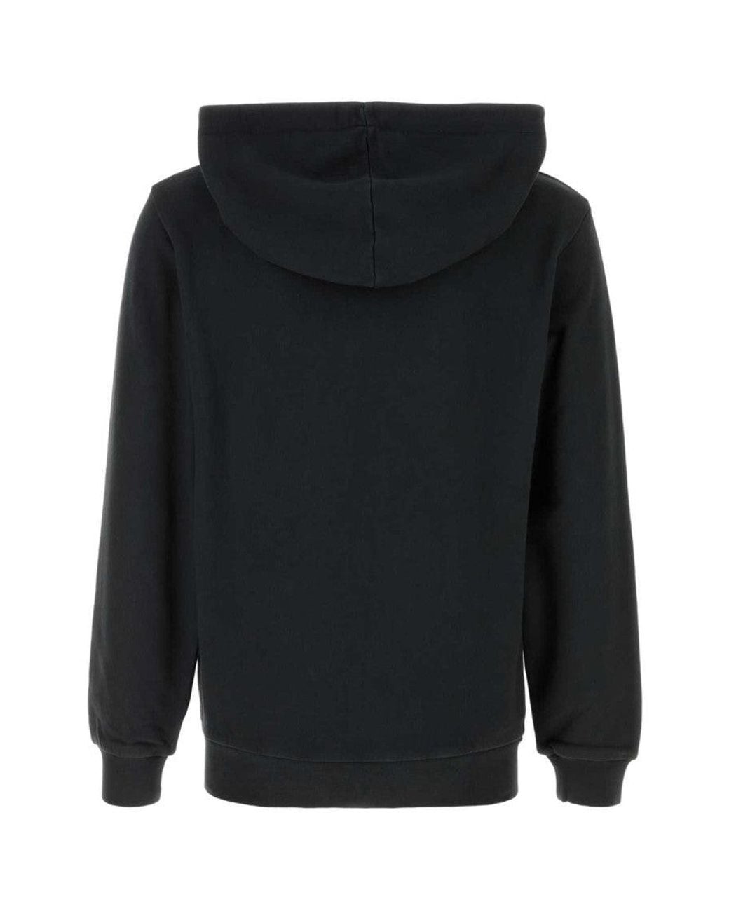 A.P.C. Black Logo Regular Hoodie for men