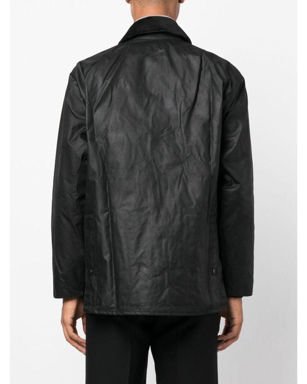 Barbour Black Embroidered Logo Jacket for men
