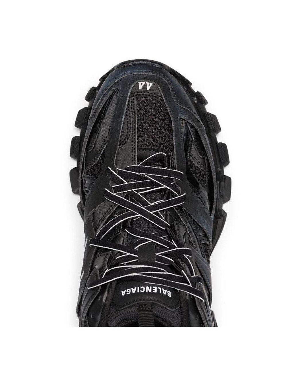 Balenciaga Black Logo Track Sneakers for men
