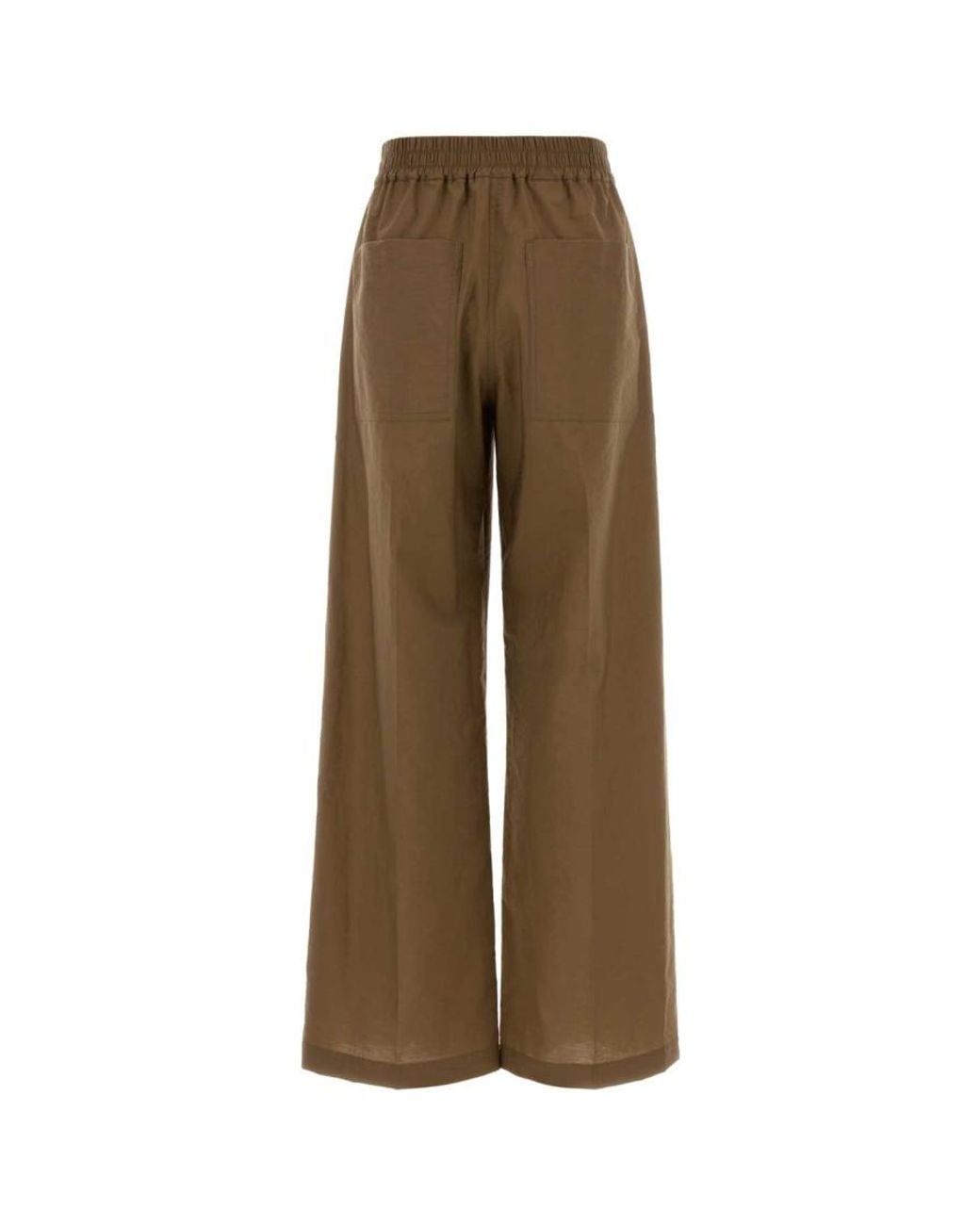 Brunello Cucinelli Natural Loose Elasticated Pant